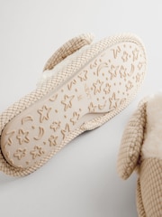 Neutral Dog Borg Mule Slippers - Image 7 of 7