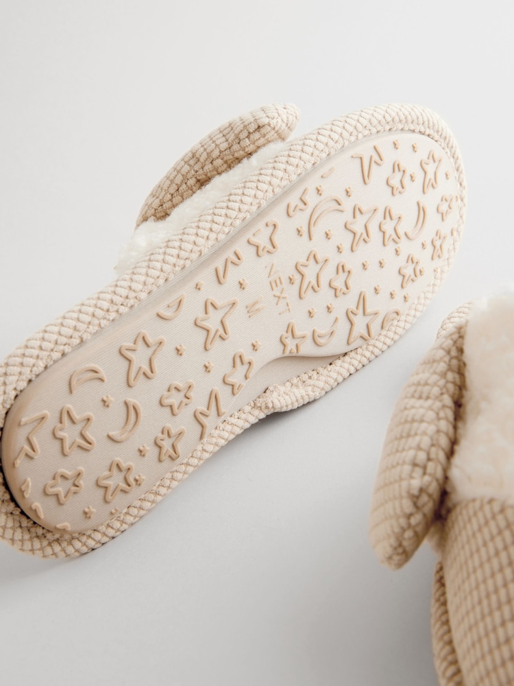 Neutral Dog Borg Mule Slippers - Image 7 of 7