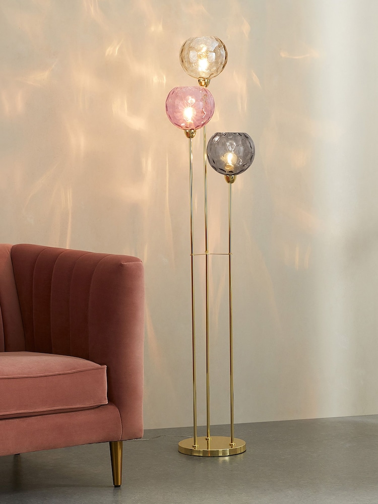 MADE.COM Pink Ilaria Floor Lamp - Image 1 of 4