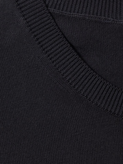 Oscar Jacobson Knitted Cotton Crew Neck T-Shirt - Image 2 of 6