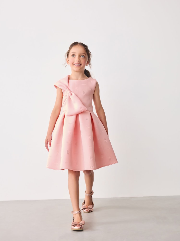 Baker by Ted Baker Bow Embossed Scuba Dress - Image 2 of 11