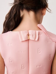Baker by Ted Baker Bow Embossed Scuba Dress - Image 6 of 11