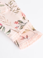 Pink Floral Baby Sweatshirt And Leggings Set - Image 15 of 15