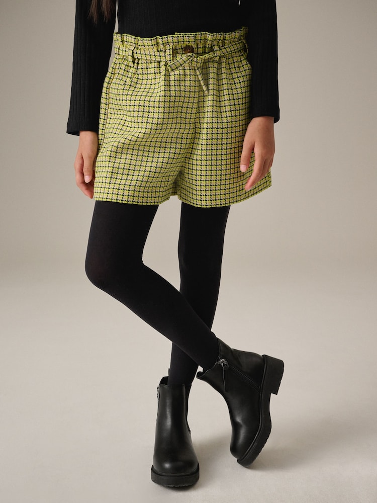 Lime Green Check Shorts (3-16yrs) - Image 1 of 7