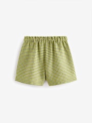 Lime Green Check Shorts (3-16yrs) - Image 6 of 7