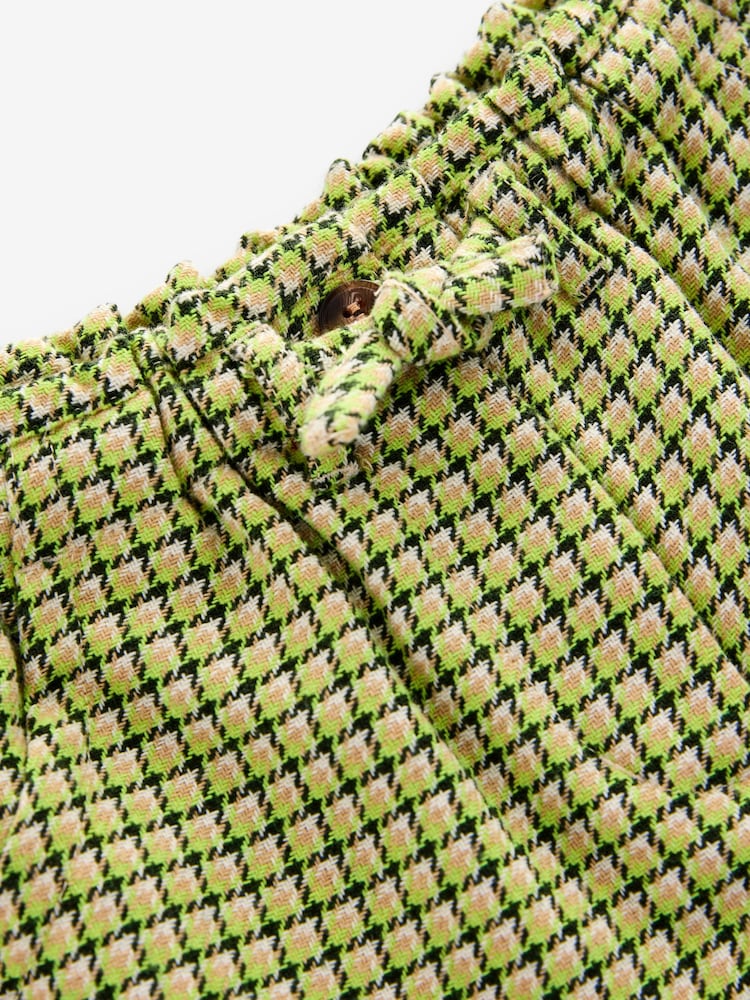Lime Green Check Shorts (3-16yrs) - Image 7 of 7