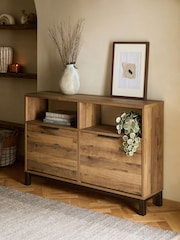 Dark Natural Bronx Shoe Storage Cabinet - Image 3 of 9