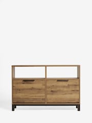 Dark Natural Bronx Shoe Storage Cabinet - Image 6 of 9