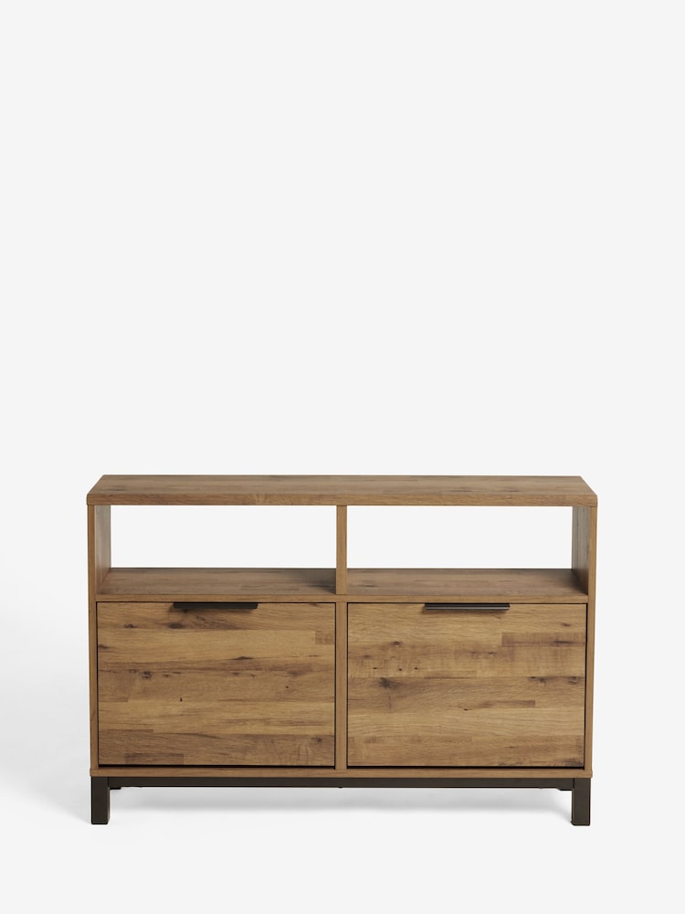 Dark Natural Bronx Shoe Storage Cabinet - Image 9 of 9