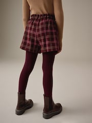 Berry Red Check Shorts (3-16yrs) - Image 3 of 7