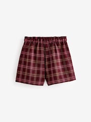 Berry Red Check Shorts (3-16yrs) - Image 6 of 7