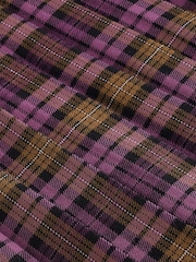 Purple Check Pleated Skirt (3-16yrs) - Image 7 of 9