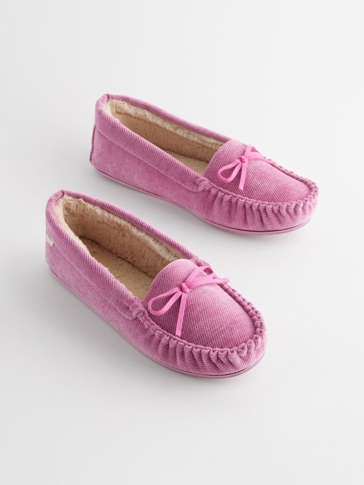 Pink - Mokassins aus Cord - Bild 1 von 6 Pink - Mokassins aus Cord - Bild 1 von 6