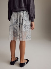Silver Lace Sequin Skirt (3-16yrs) - Image 4 of 8