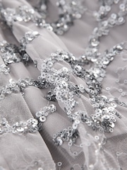 Silver Lace Sequin Skirt (3-16yrs) - Image 8 of 8
