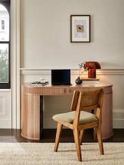 Dark Natural Conway Desk - Image 2 of 10