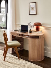 Dark Natural Conway Desk - Image 3 of 10