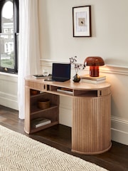 Dark Natural Conway Desk - Image 5 of 10