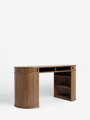 Dark Natural Conway Desk - Image 9 of 10