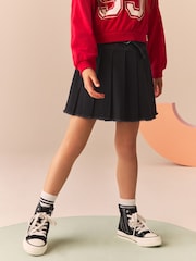 Charcoal Grey Denim Pleated Skirt (3-16yrs) - Image 2 of 7