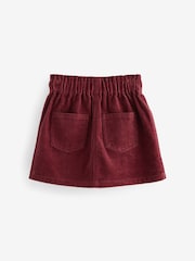 Berry Red 100% Cotton Cord Skirt (3-16yrs) - Image 6 of 8