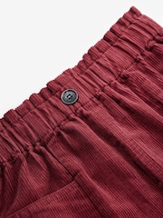 Berry Red 100% Cotton Cord Skirt (3-16yrs) - Image 7 of 8