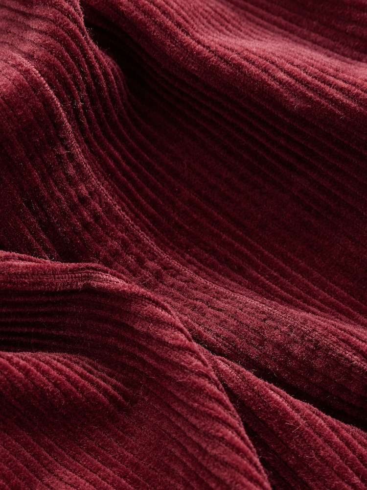 Berry Red 100% Cotton Cord Skirt (3-16yrs) - Image 8 of 8
