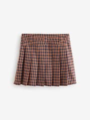 Orange Pleated Check Skirt (3-16yrs) - Image 5 of 6