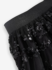 Black Lace Sequin Skirt (3-16yrs) - Image 8 of 9