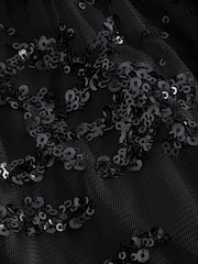 Black Lace Sequin Skirt (3-16yrs) - Image 9 of 9