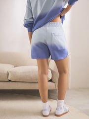 Blue Ombre Sweat Shorts - Image 2 of 5