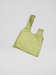 LK Bennett Green Taylor Satin Handbag - Image 3 of 6