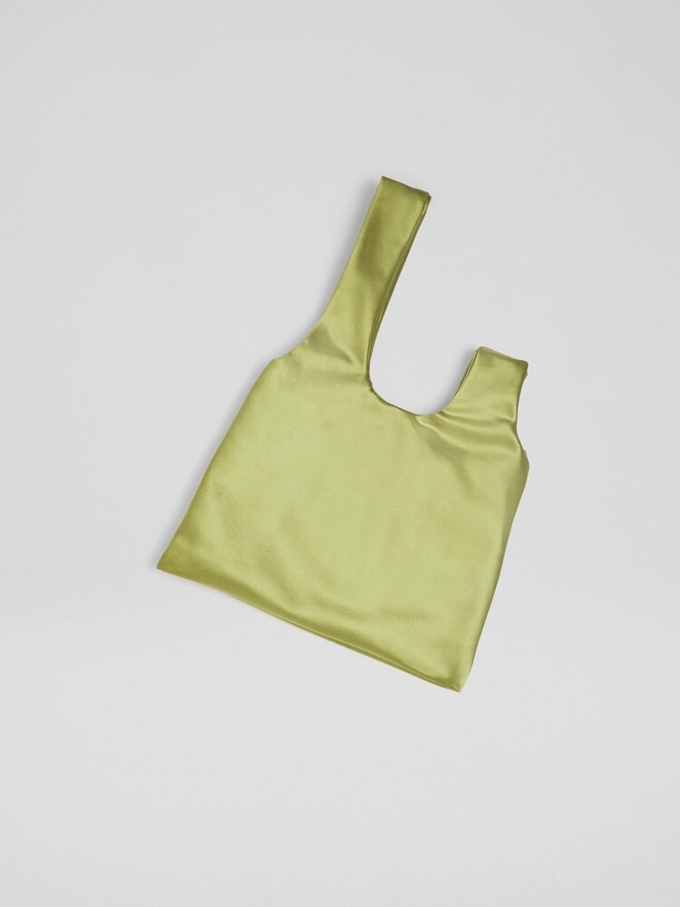 LK Bennett Green Taylor Satin Handbag - Image 6 of 6