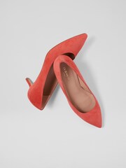 LK Bennett Brown Audrey Suede Court Shoes - Image 2 of 2