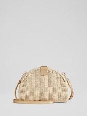 LK Bennett Natural Lorena Wicker Shoulder Bag - Image 2 of 2