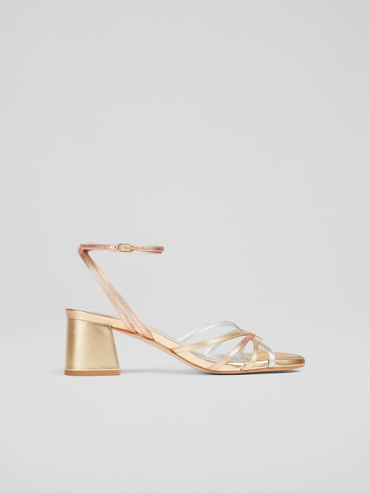 LK Bennett Natural Starlet Strappy Sandals - Image 2 of 5 LK Bennett Natural Starlet Strappy Sandals - Image 2 of 5