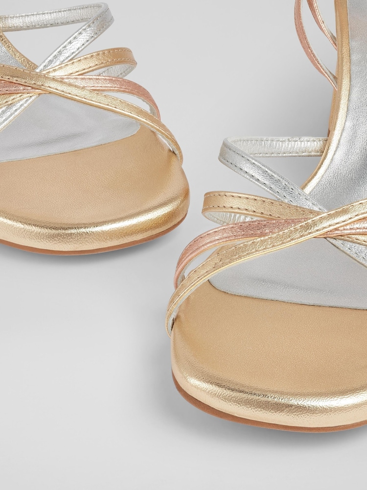LK Bennett Natural Starlet Strappy Sandals - Image 5 of 5 LK Bennett Natural Starlet Strappy Sandals - Image 5 of 5