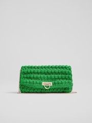 Grün - LK Bennett Woven Fabric Essie Clutch - Bild 2 von 4