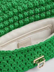 Grün - LK Bennett Woven Fabric Essie Clutch - Bild 4 von 4