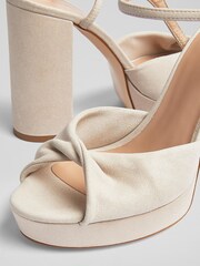 Кремовый - Кожаные сандалии на платформе LK Bennett Rosa - Image 4 of 4