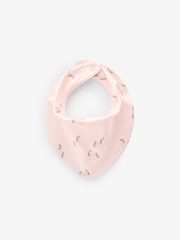 Pink 100% CottonDribble Bibs 5 Pack - Image 3 of 6