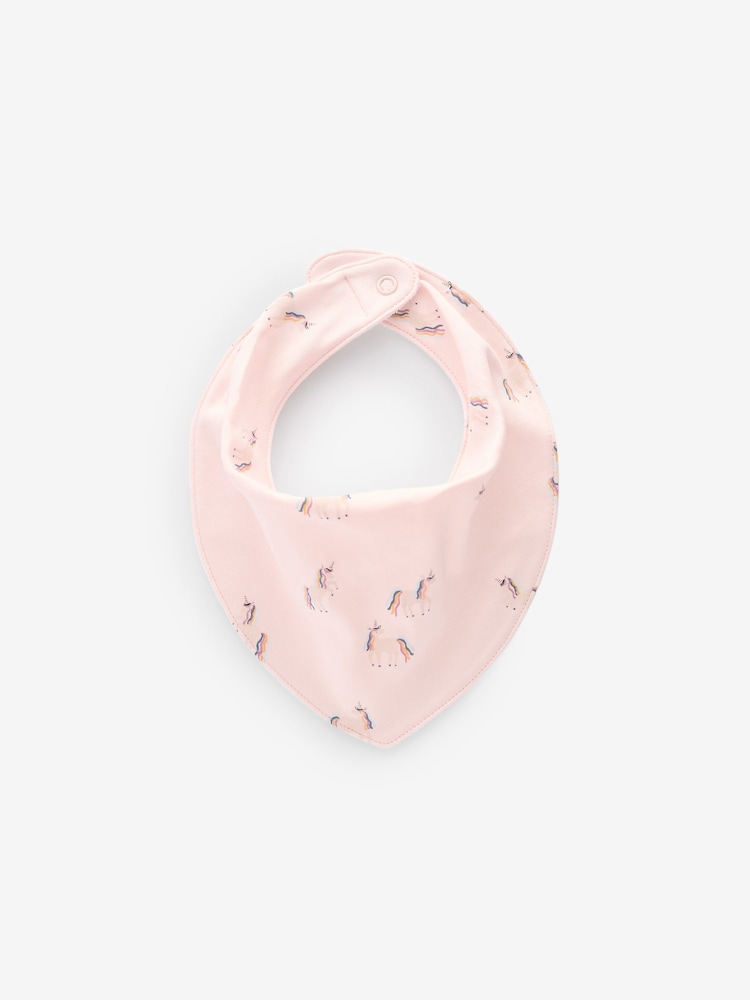 Rose - Lot100% coton Dribble BIBS 5 - Image 3 of 6