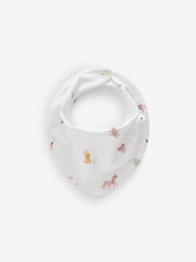 Pink 100% CottonDribble Bibs 5 Pack - Image 6 of 6