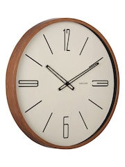 Karlsson Sand Brown large Marcado Wall Clock - Image 2 of 4