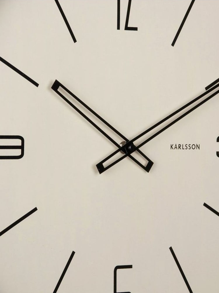 Karlsson Sand Brown large Marcado Wall Clock - Image 4 of 4 Karlsson Sand Brown large Marcado Wall Clock - Image 4 of 4