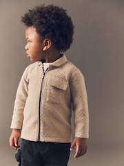 Stone Zip Through Textured Jacket (3mths-7yrs) - Image 1 of 6