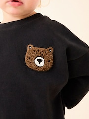 Black Bear Crew Neck Sweatshirt (3mths-7yrs) - Image 4 of 4