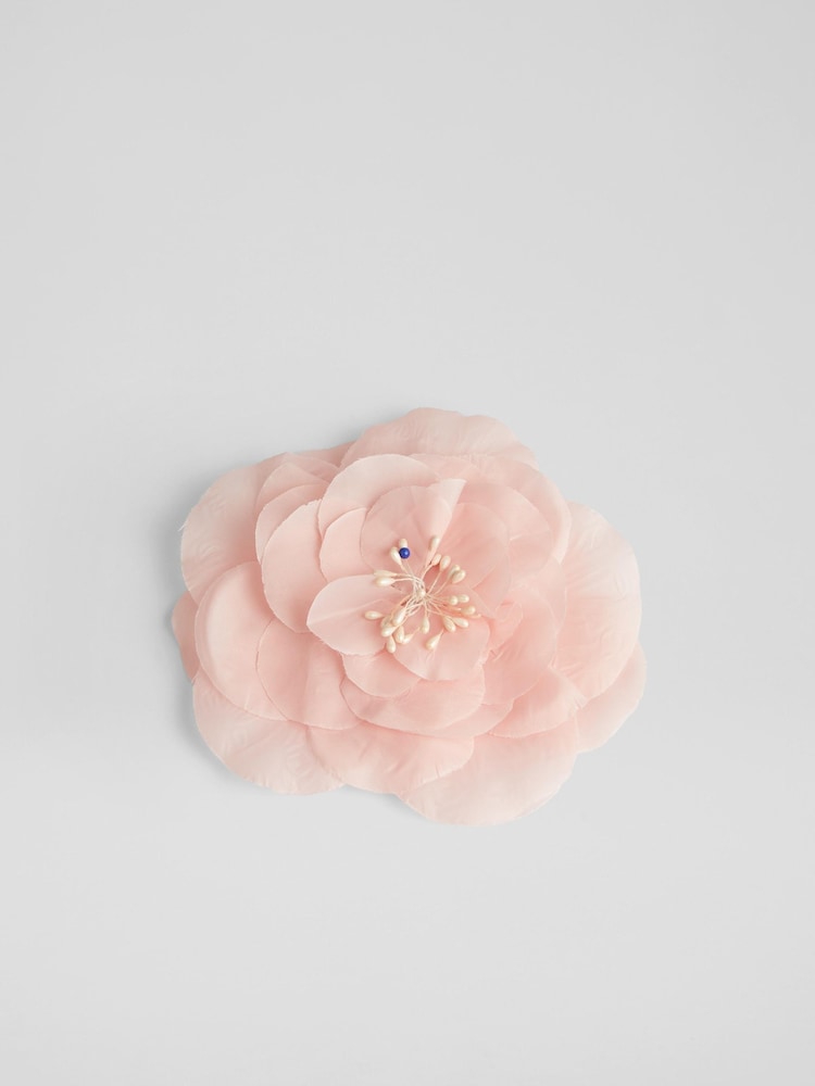 LK Bennett Pink Rosette Chiffon Corsage - Image 1 of 2