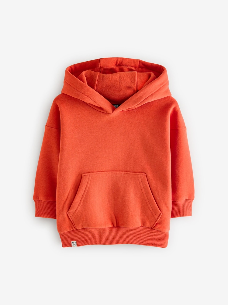 Red Long Sleeve Soft Touch Hoodie (3mths-7yrs) - Image 1 of 4 Red Long Sleeve Soft Touch Hoodie (3mths-7yrs) - Image 1 of 4