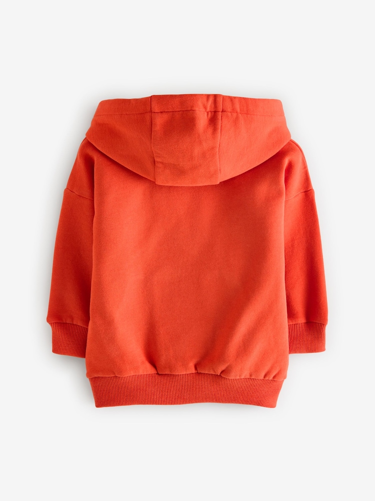 Red Long Sleeve Soft Touch Hoodie (3mths-7yrs) - Image 2 of 4